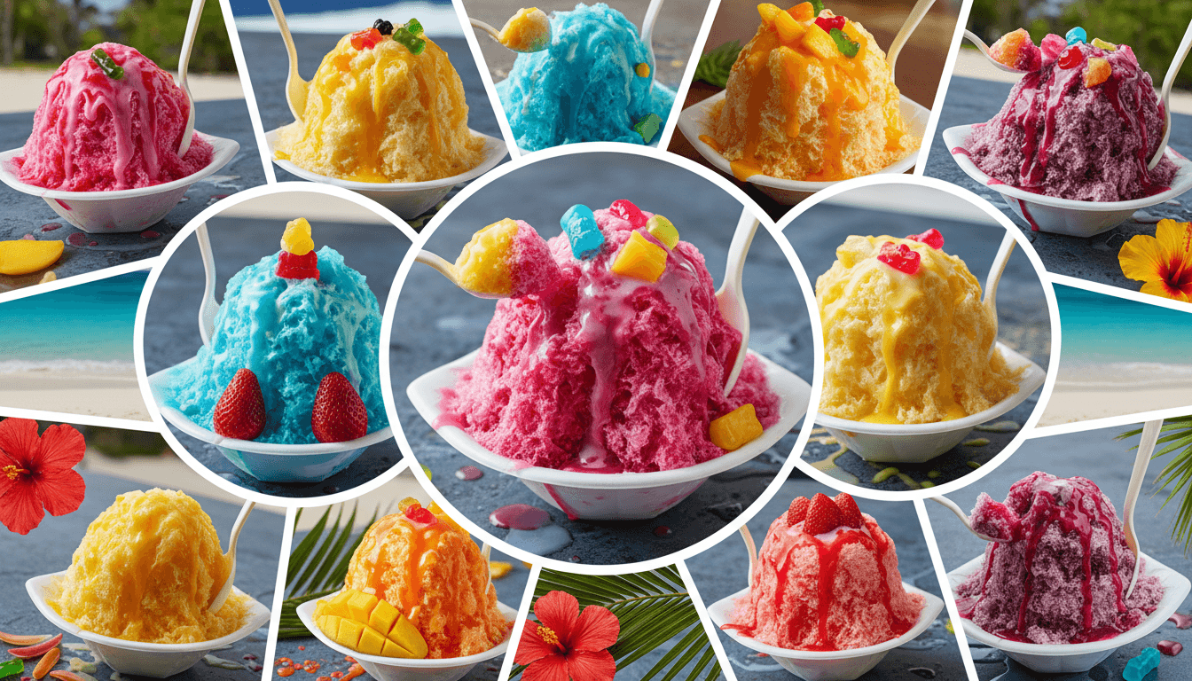 Gallery of Hawaiian shave ice creations